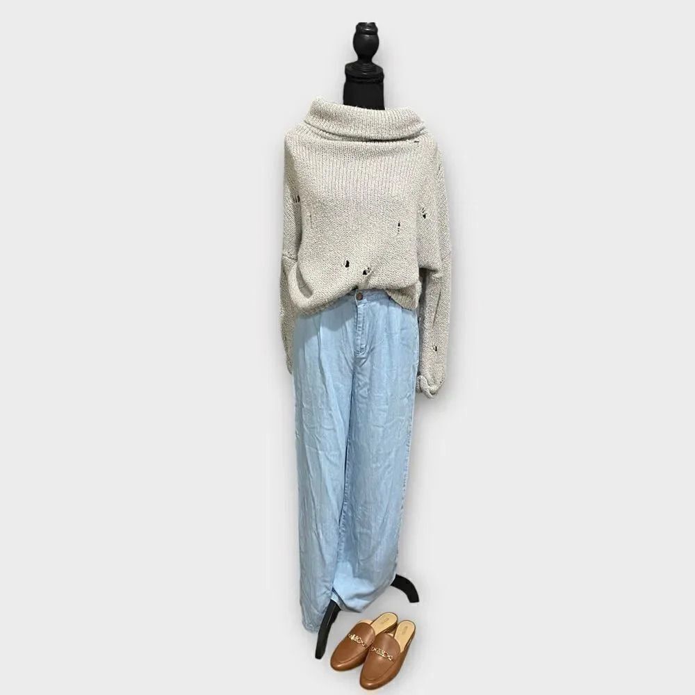 Vintage Havana Distressed Sweater Size S - Picture 2 of 5